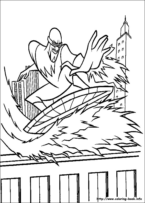 The Incredibles coloring picture